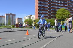 Районный конкурс "Безопасное колесо" на базе ГБДОУ 2 для д/c МО Горелово и Красное село (май 2019)